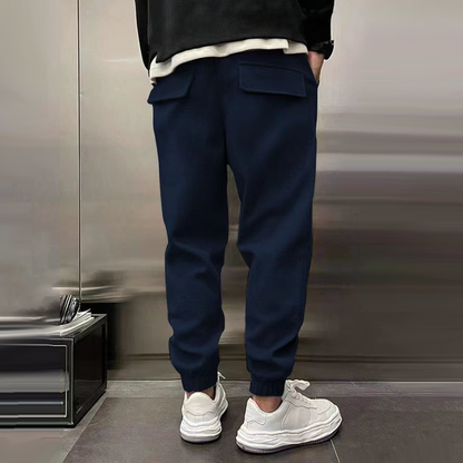 Joggingbyxor Urban Stil för Herrar - Daglig Komfort och Värme - Perfekt för Sport och Fritid
