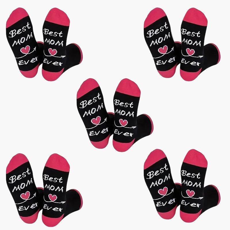 Women's novelty socks – Best mom – Original gift for Mother's Day or birthday