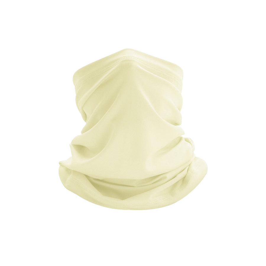 Multifunctional neck gaiter in solid-color or camouflage soft fabric