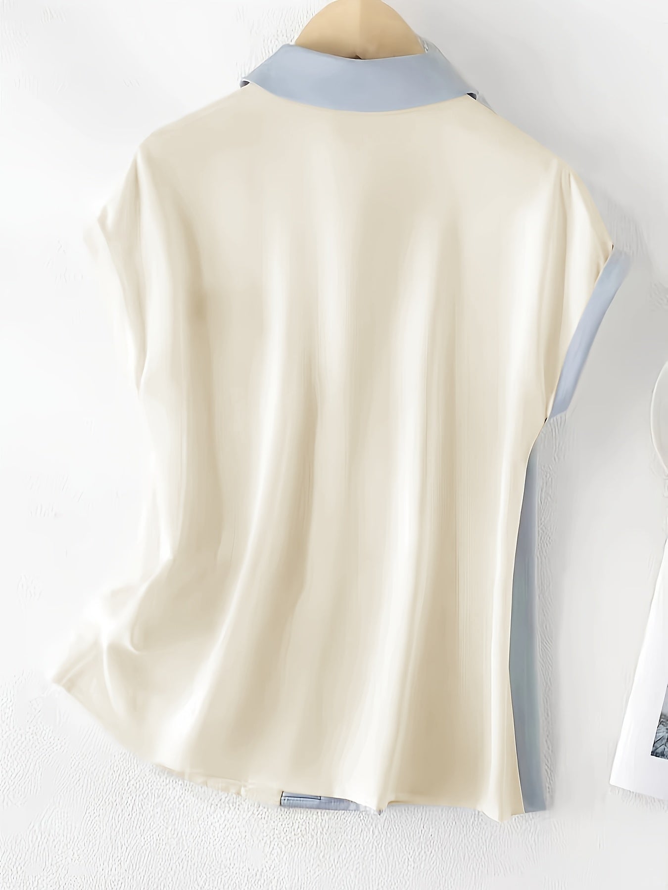 Chemisier Sans Manches Femme Style Élégant à Boutons pour Été