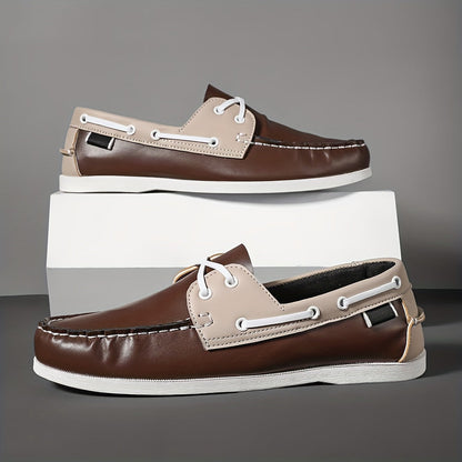 Mocassins bateau homme style décontracté urbain pour loisirs et sorties