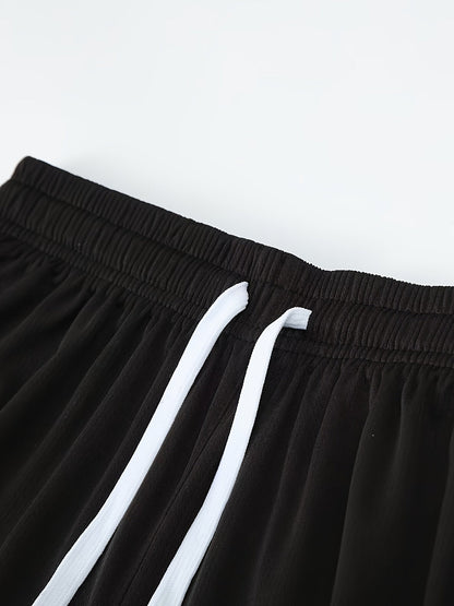 Męski zestaw sportowy w stylu koszykarskim, tank top i szorty, nadruk New York, idealny na lato i trening