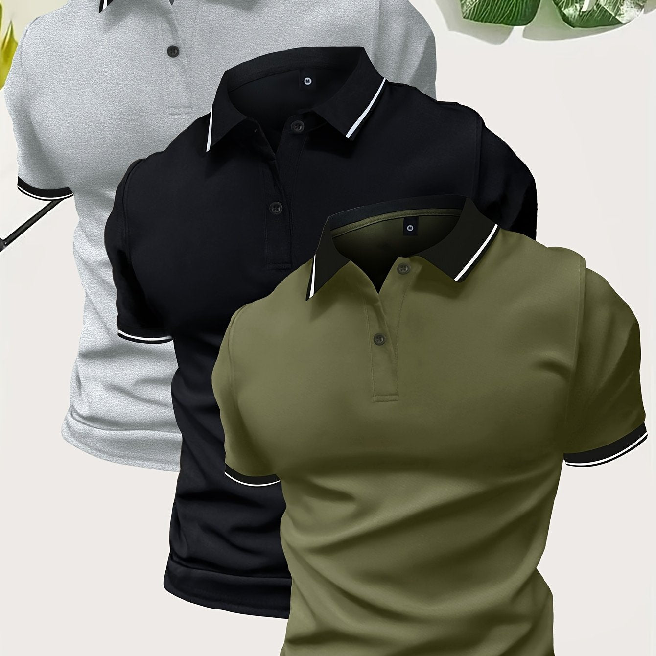 Polo casual pour homme style urbain – Élégance décontractée pour sorties et loisirs