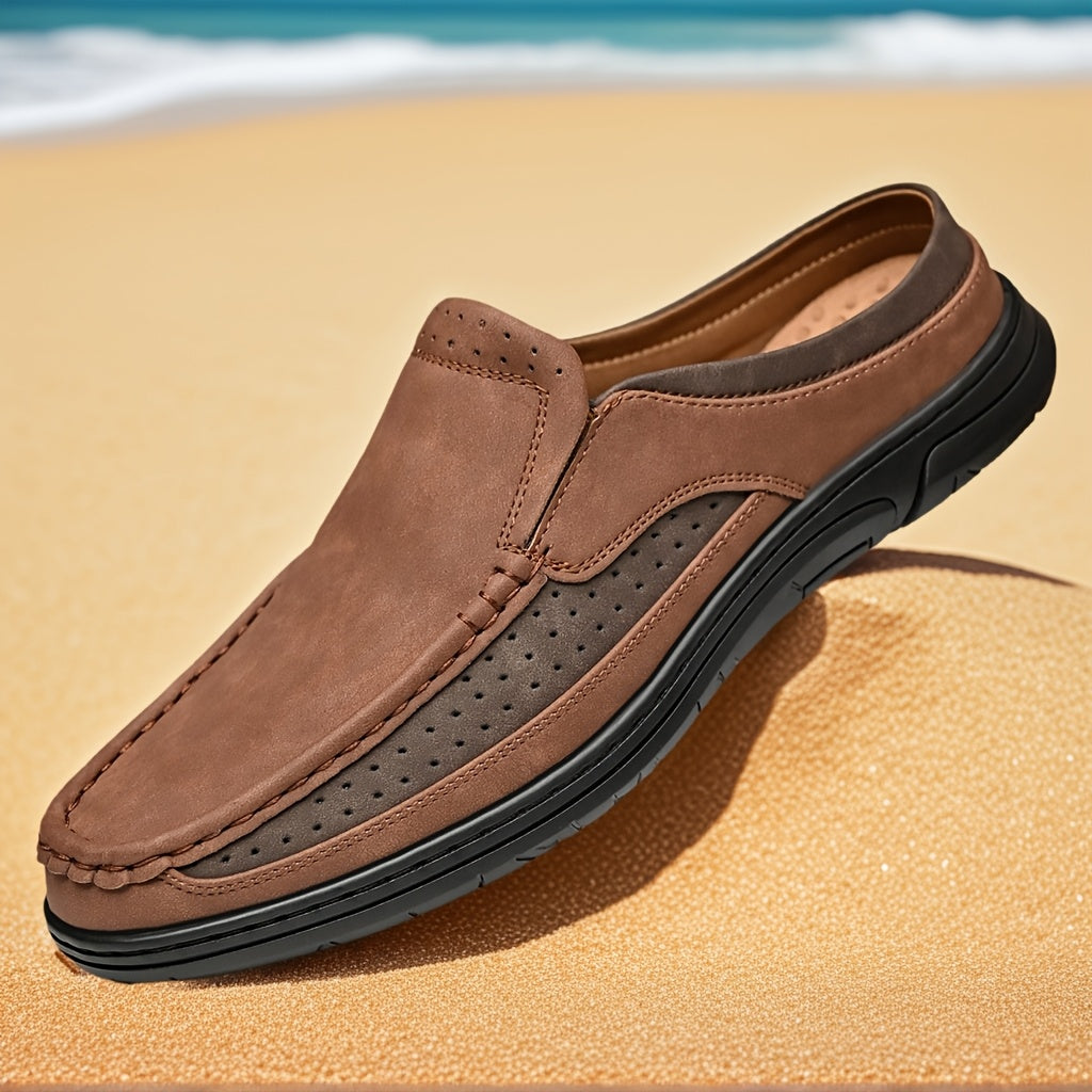 Lässige Herrenschlupfschuhe zum Hineinschlüpfen im Loafer-Stil für Freizeit und Sommer  
