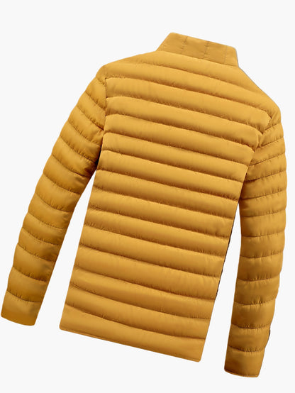Men's quilted jacket casual style for winter and mid-season