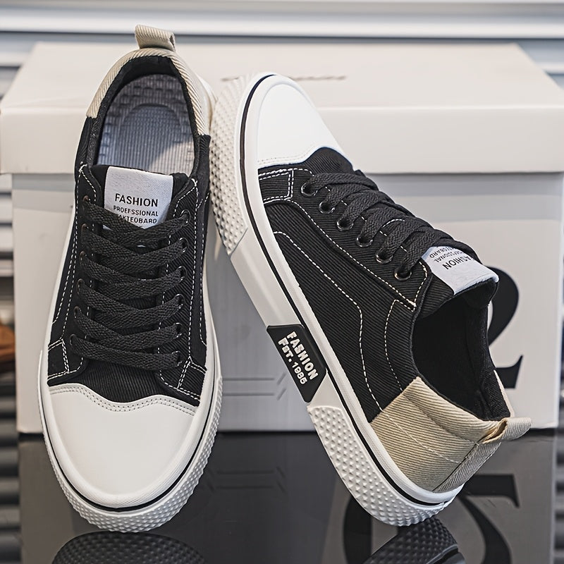 Sneakers basse uomo stile skate urbano tendenza casual