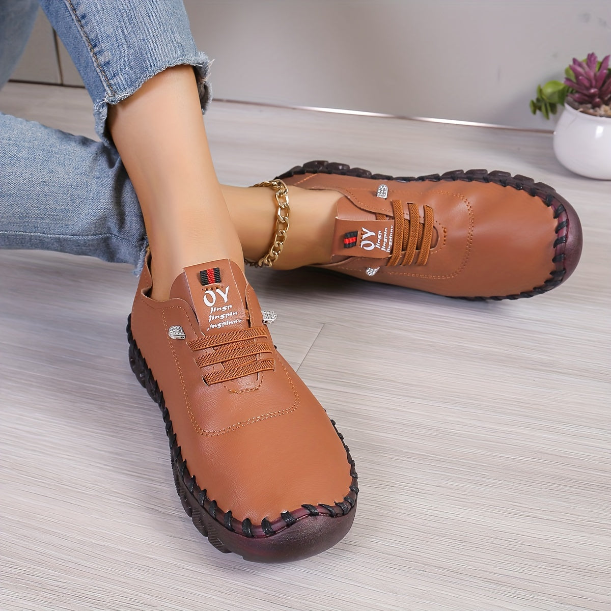 Greta - Chaussures en Confortables à Bout Rond