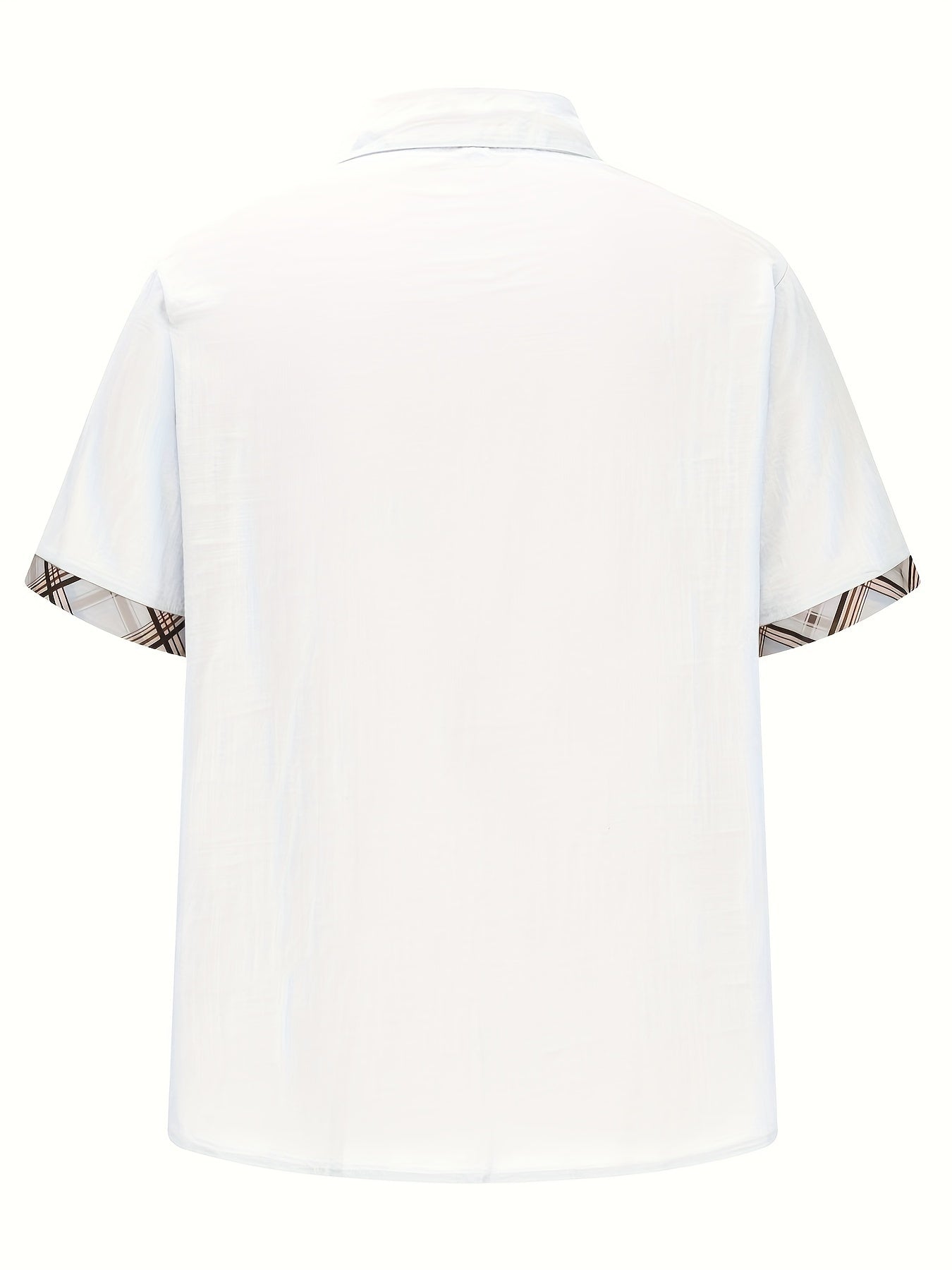 Chemise décontractée homme style plage à manches courtes – Look estival moderne