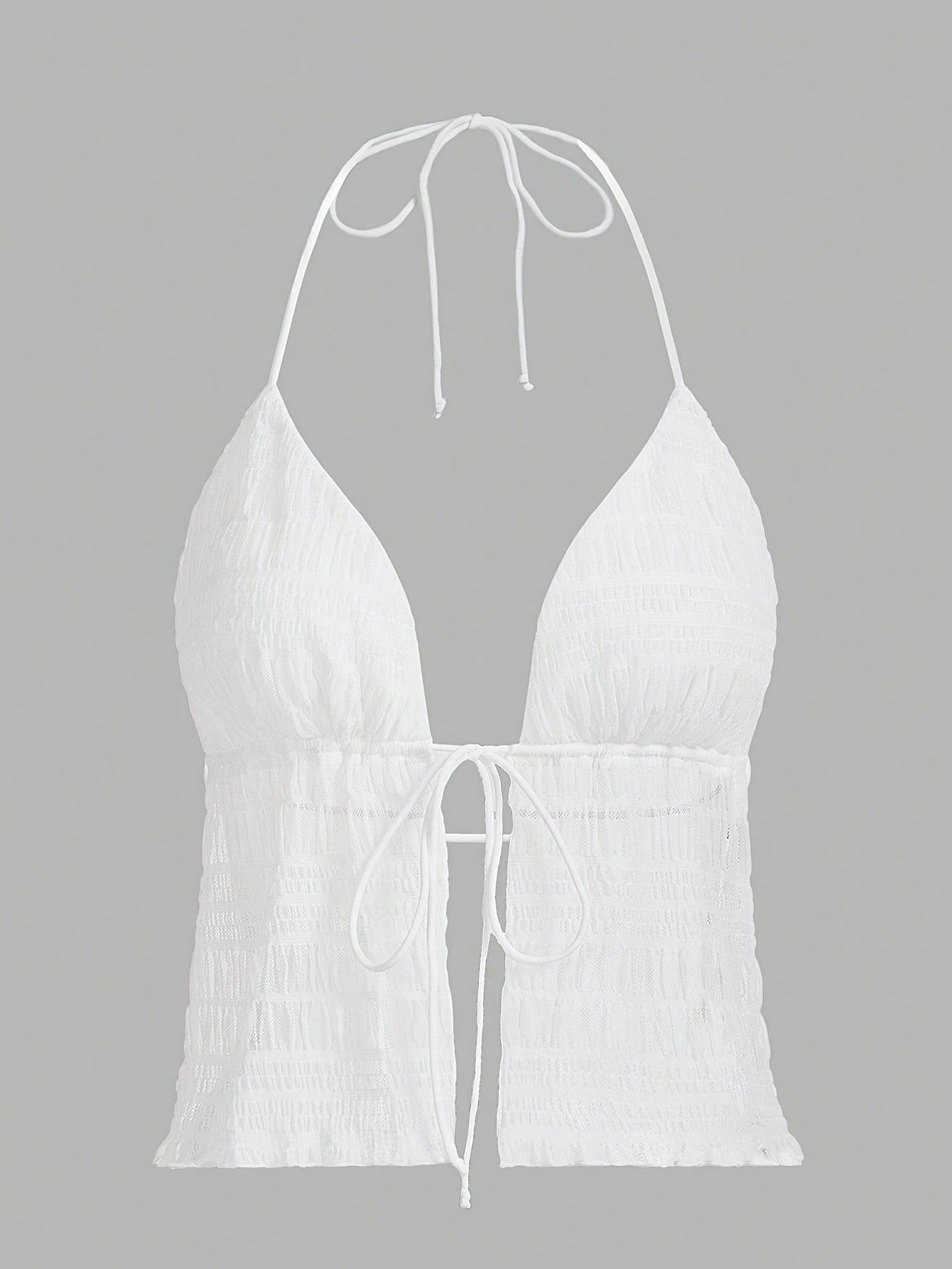 Top camisola mujer estilo halter chic para noche y playa