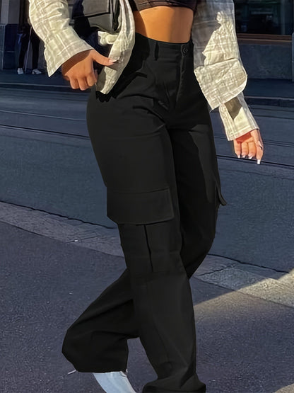 Pantalon cargo femme style Y2K décontracté urbain pour printemps et été