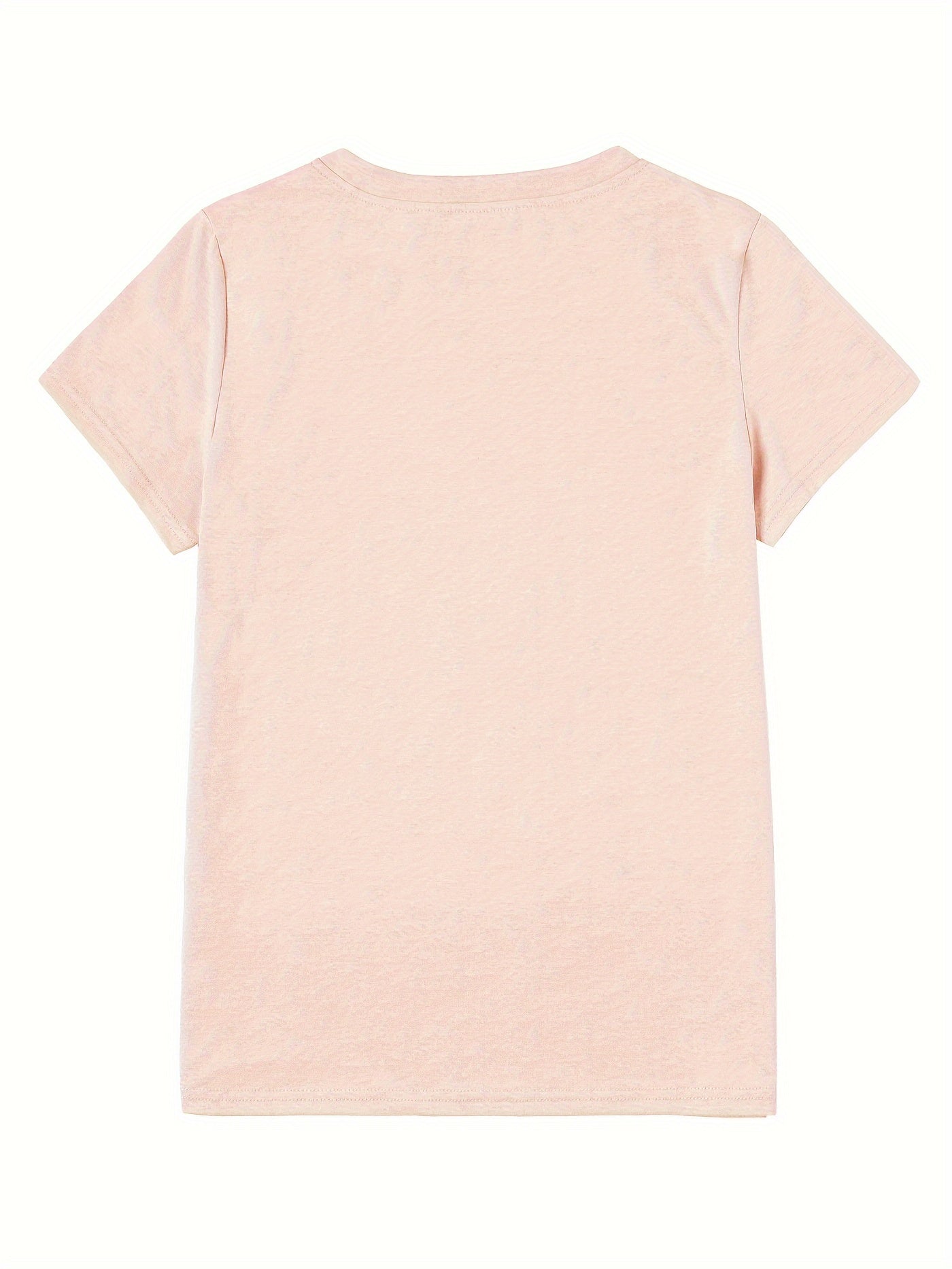 T-shirt Femme Style Décontracté Imprimé Cœur Volant pour Look Estival et Moderne