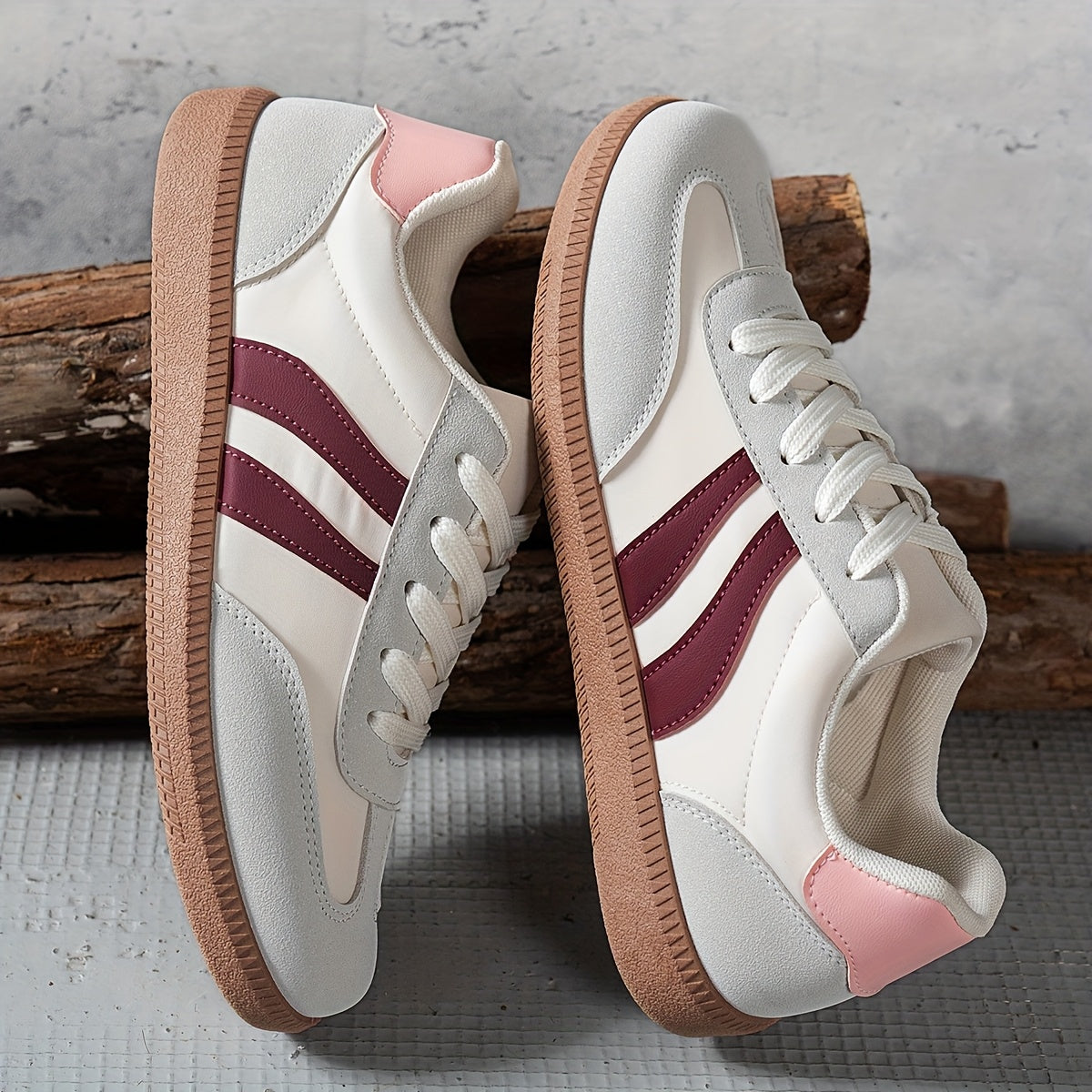 Sneakers casual da donna stile retrò urbano – Scarpe alla moda per tutti i giorni
