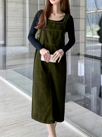 Casual overall dress for women, modern style for daily wear