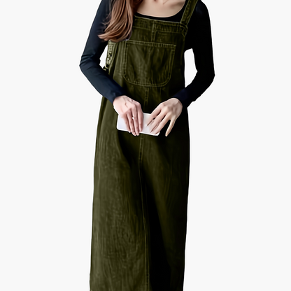 Casual overall dress for women, modern style for daily wear