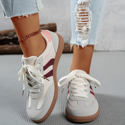 Sneakers casual da donna stile retrò urbano – Scarpe alla moda per tutti i giorni
