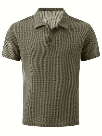 Legeres Herrenpoloshirt moderner Stil für den Sommer – kurzärmelig, für Alltag oder Freizeit
