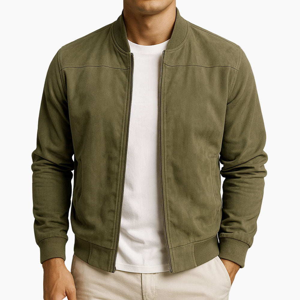 Chaqueta Bomber Hombre Estilo Moderno Elegante – Ideal para Atuendos Informales o Formales