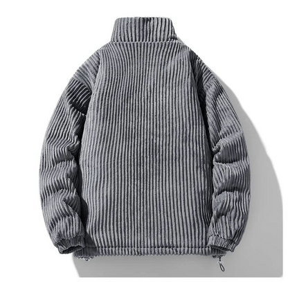 Cordjakke urban stil for menn, ideell for høst og vinter