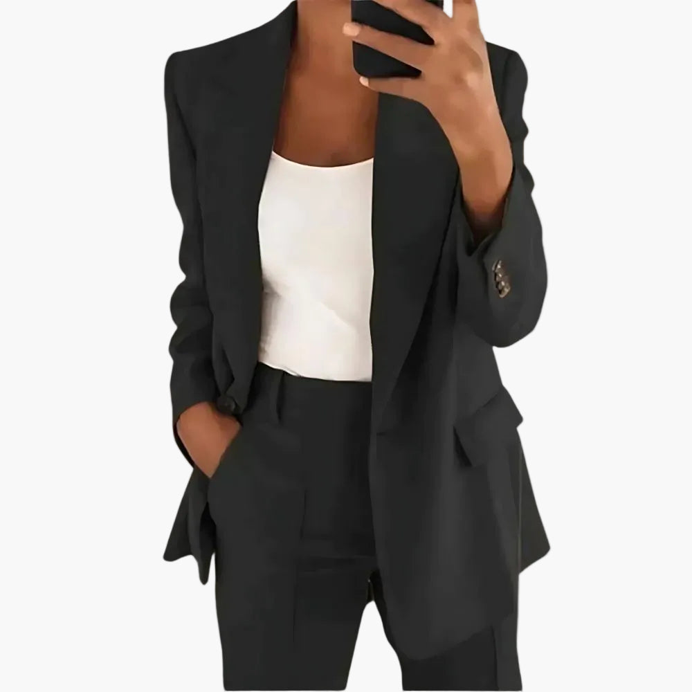 Tailleur Pantalon Femme Élégant Style Moderne pour Bureau et Occasions Spéciales