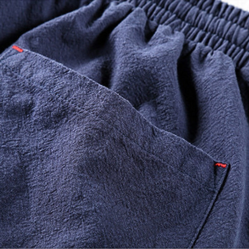 Herrenhose im japanischen urbanen Stil – Gerade, vielseitige Passform