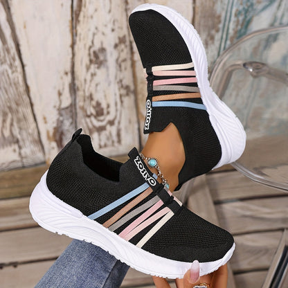 Zapatillas Slip-On Casual para Mujer Estilo Deportivo Urbano