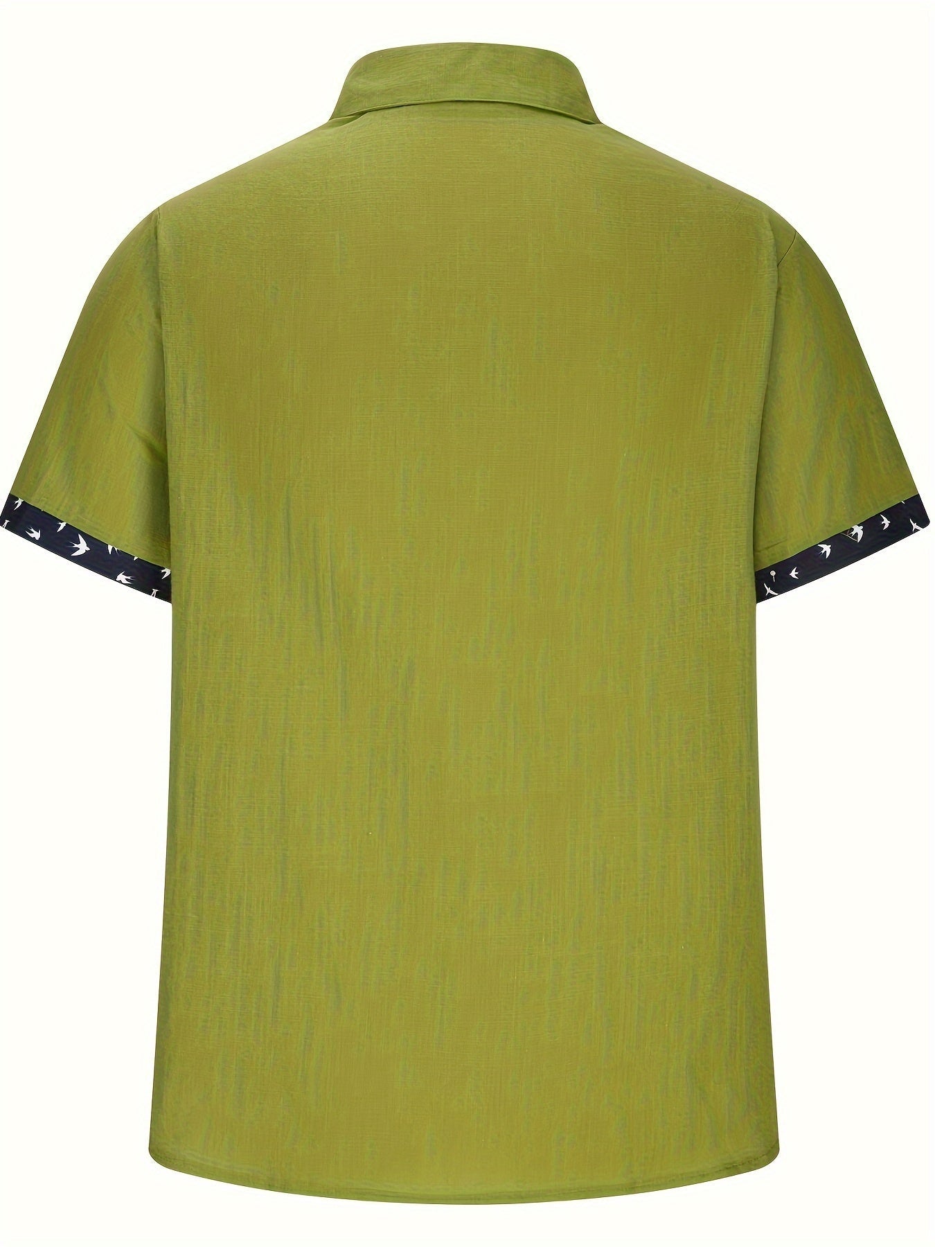 Chemise décontractée à manches courtes pour homme – Style estival élégant, idéale pour les sorties et les vacances