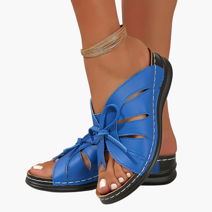 Sandales décontractées à plateforme pour femme – Style estival confortable à enfiler, bout ouvert