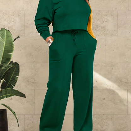 Women’s Cropped Top Lounge Set