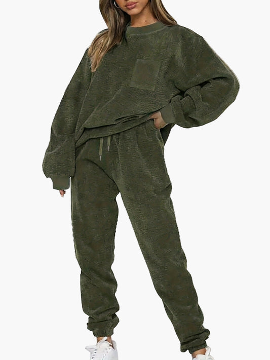 Women's casual two-piece urban style set for autumn/winter