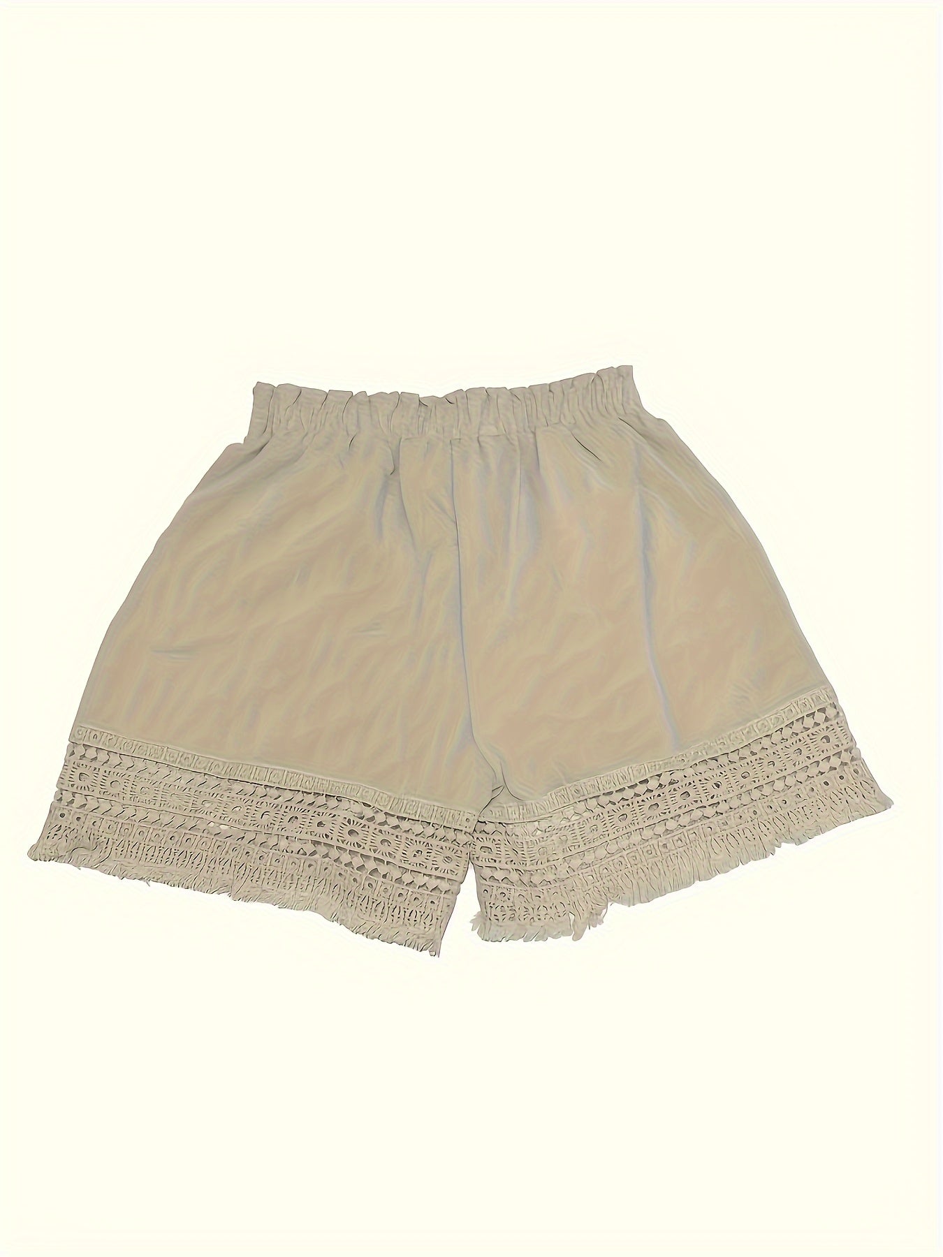 Women's bohemian style shorts with gathered waist for summer, ideal for vacations and everyday wear