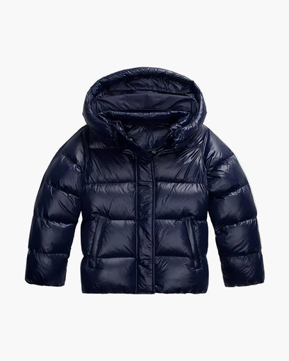 Veste doudoune sportive femme à capuche coupe ample pour temps froid
