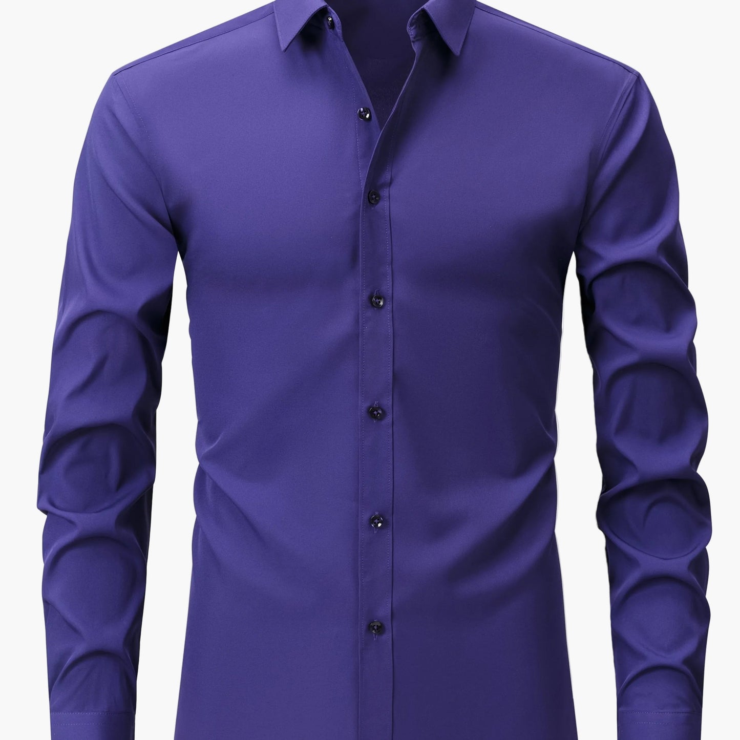 Chemise élégante pour homme à manches longues – Style habillé et décontracté