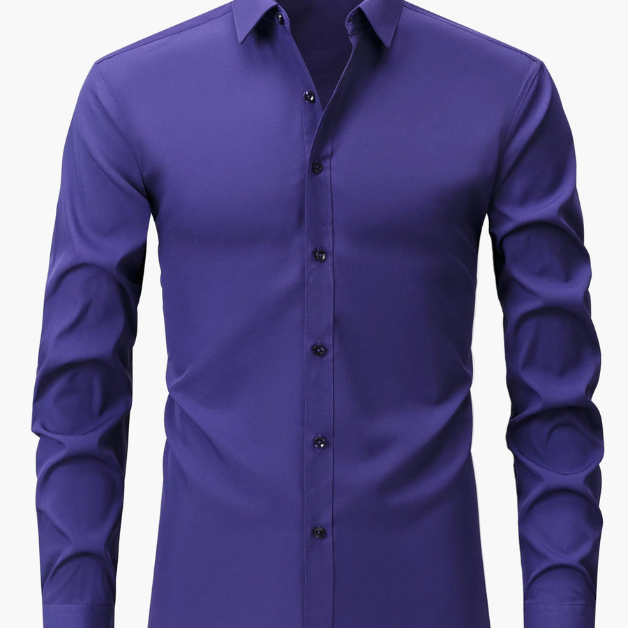 Elegant long-sleeve shirt for men – Dressy and casual style