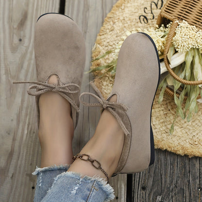 Chaussons Femme Confortables Intérieur Doux Nœud Décoratif Plusieurs Couleurs