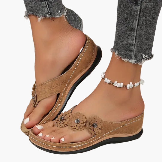 Sandales compensées pour femme style bohème confort quotidien
