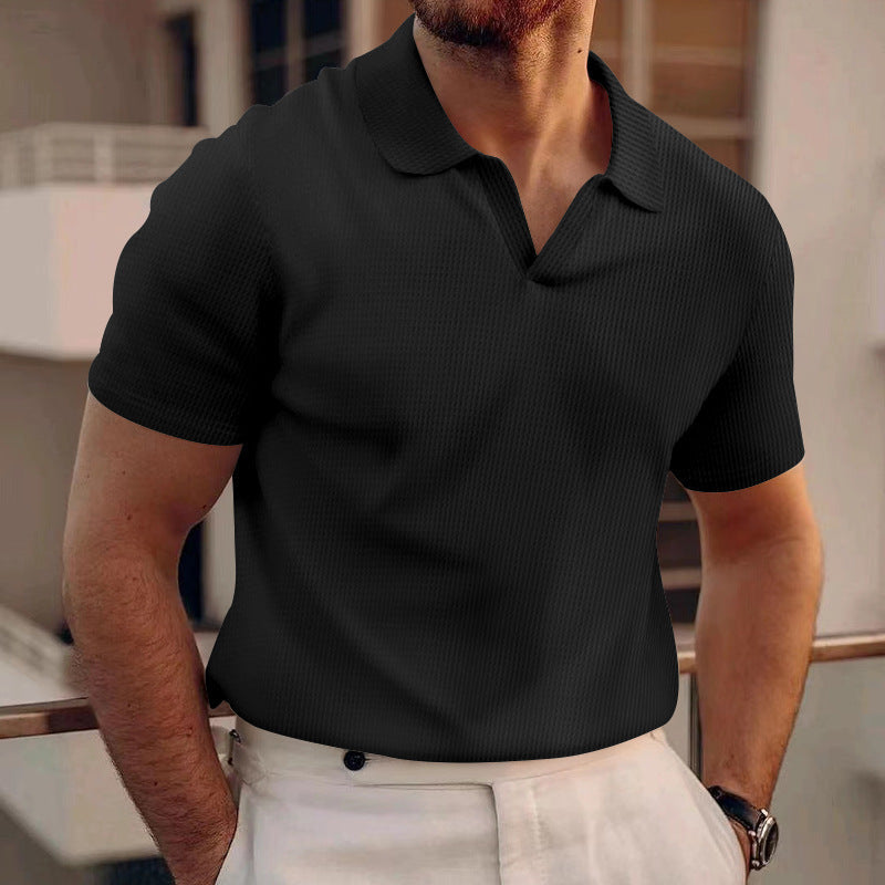 Polo uomo maniche corte stile slim chic casual estate