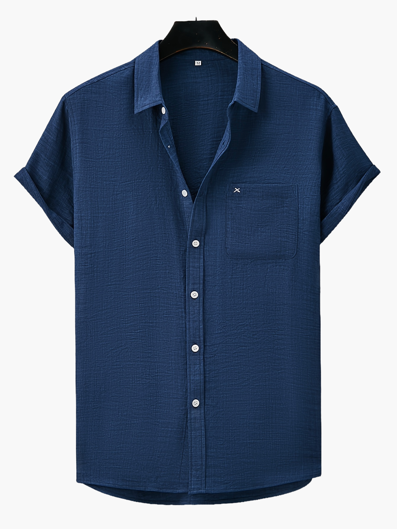Men's casual short-sleeve shirt urban summer style