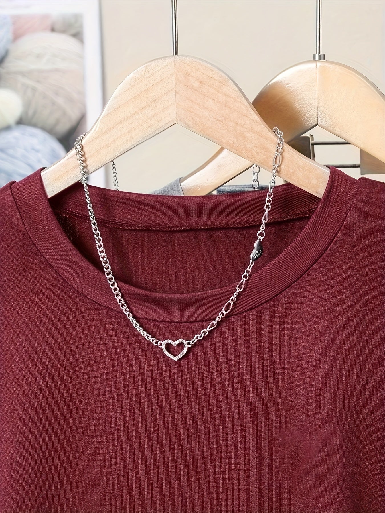 T-shirt basique femme style décontracté à manches courtes pour le quotidien