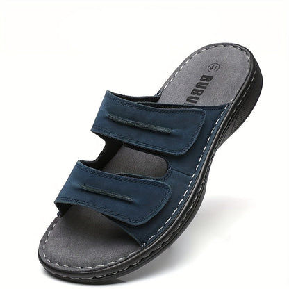 Sandales confort pour homme à enfiler, style décontracté, idéales pour tous les jours