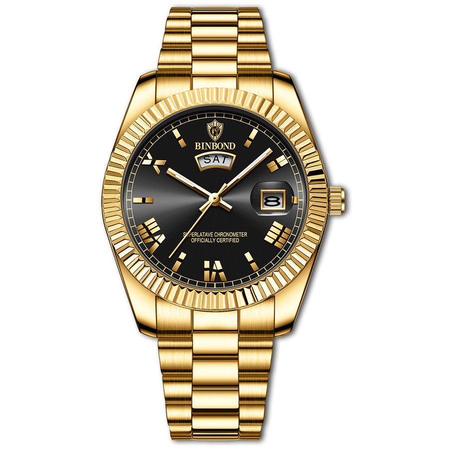 Montre Business Chronomètre Homme Style Classique Quartz