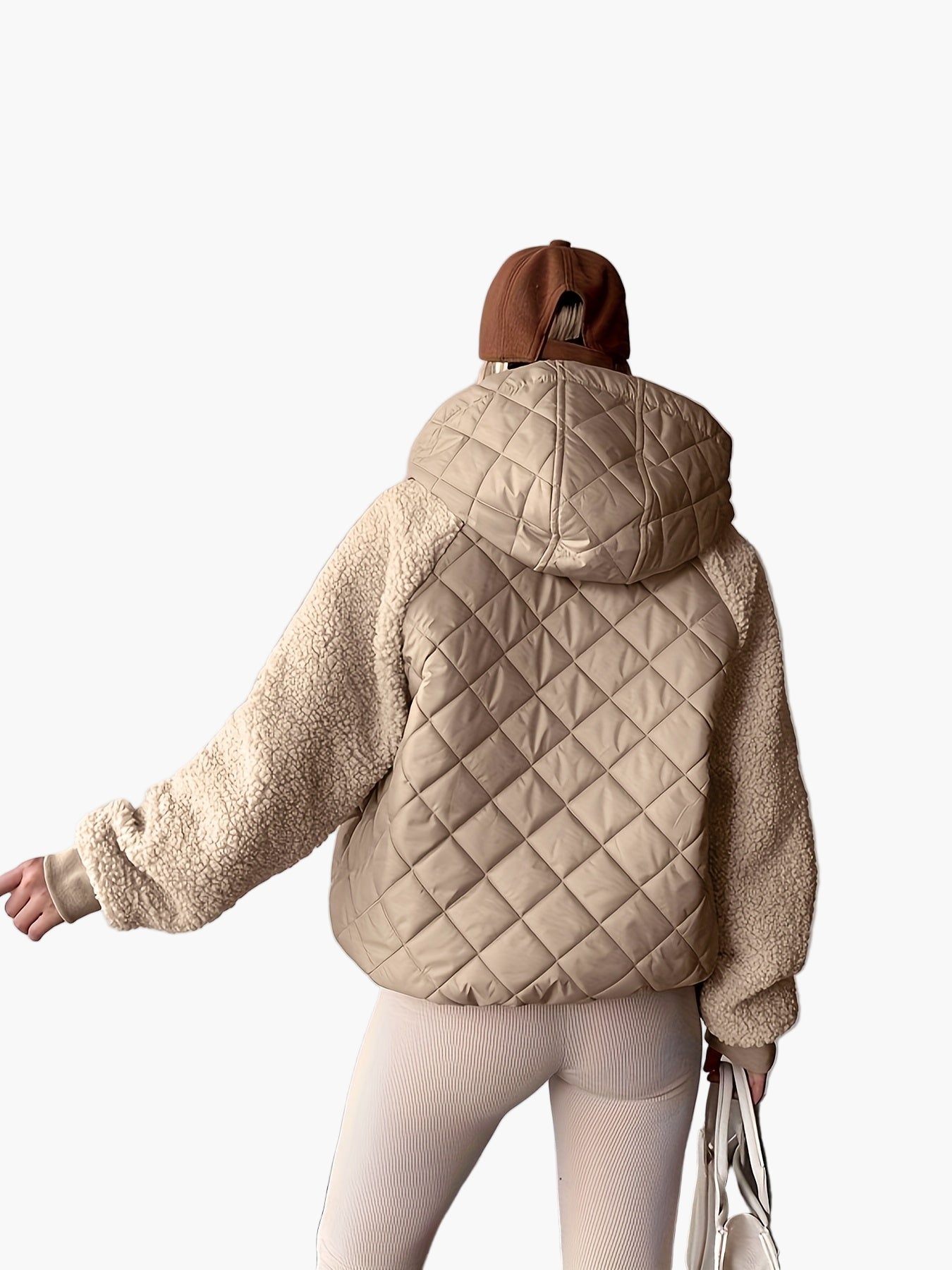 Chaqueta acolchada con capucha estilo urbano para mujer – Look casual y a la moda