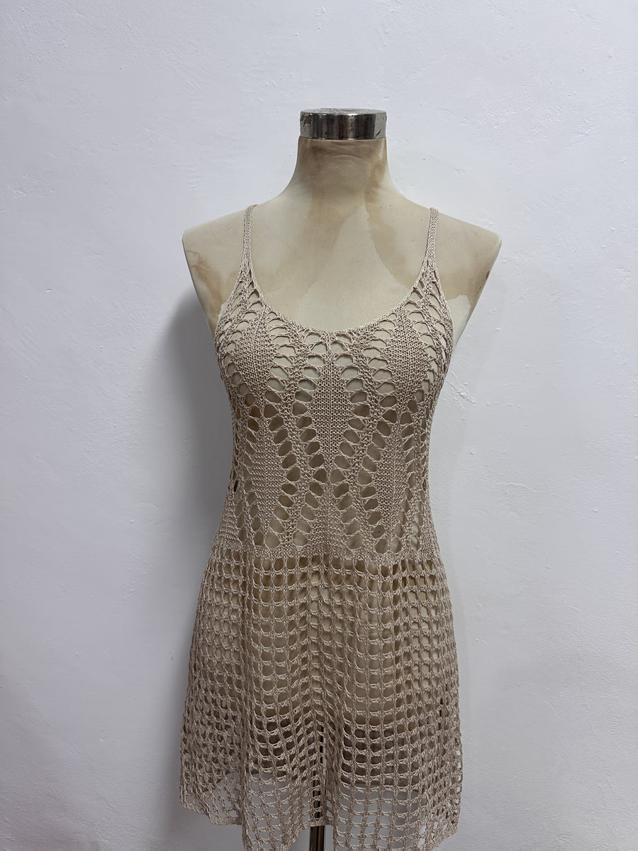 Robe de Plage Femme Élégante Style Crochet – Tunique de Bain Été Chic