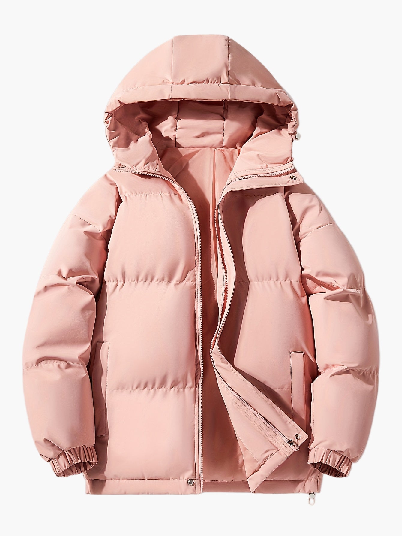 Chaqueta acolchada para hombre con capucha estilo casual para el invierno