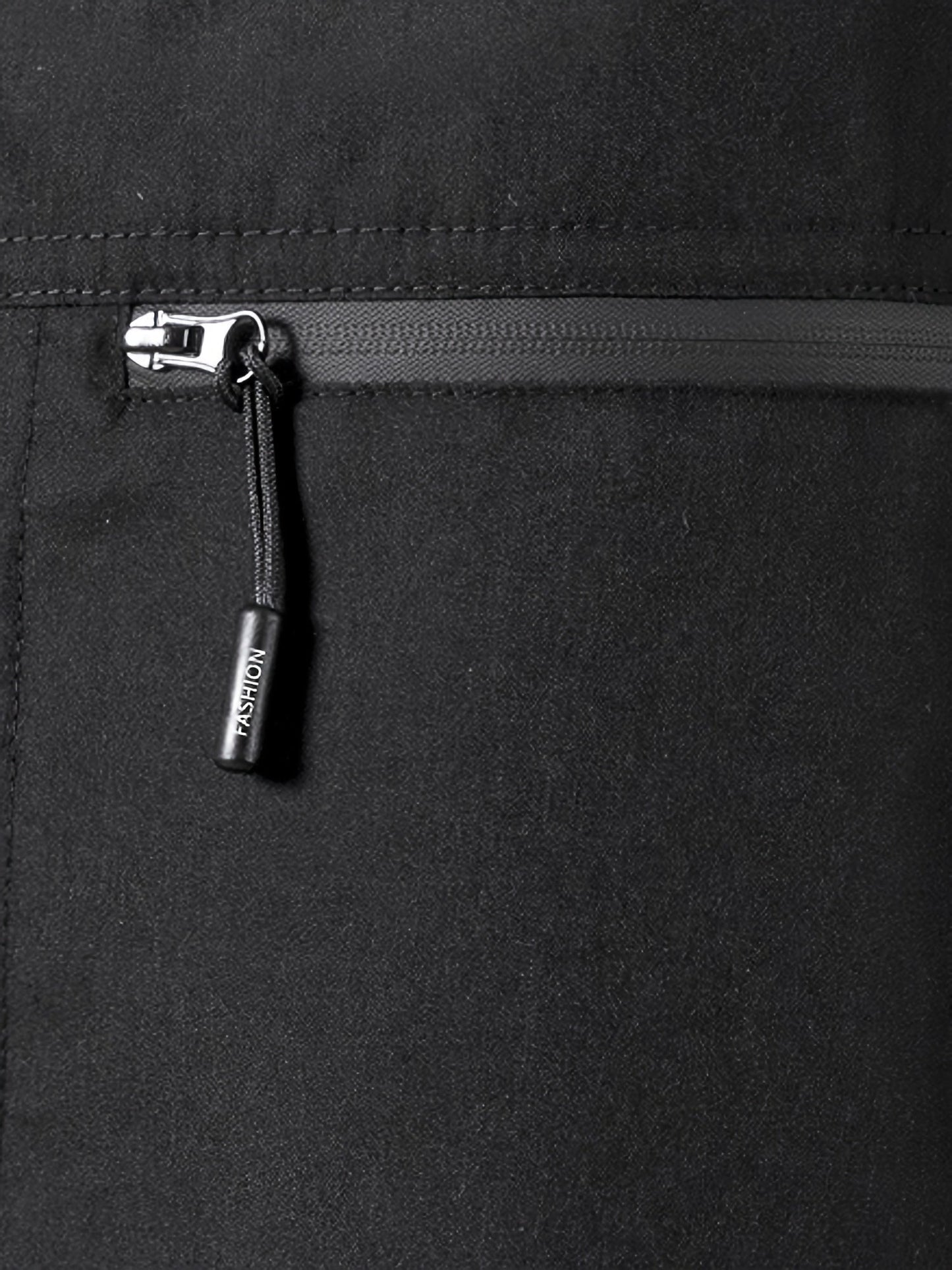 Short de sport homme multi-poches à fermeture éclair, style décontracté pour activités sportives et plein air