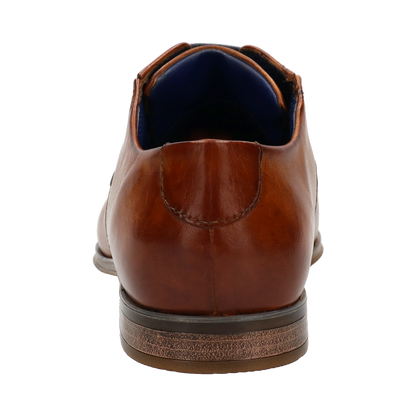 Christopher – Chaussure habillée à lacets cognac pour homme