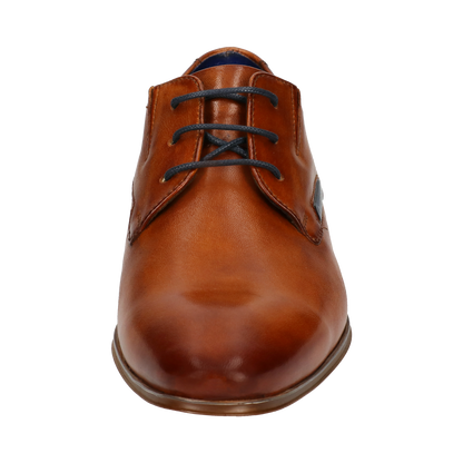 Christopher – Chaussure habillée à lacets cognac pour homme