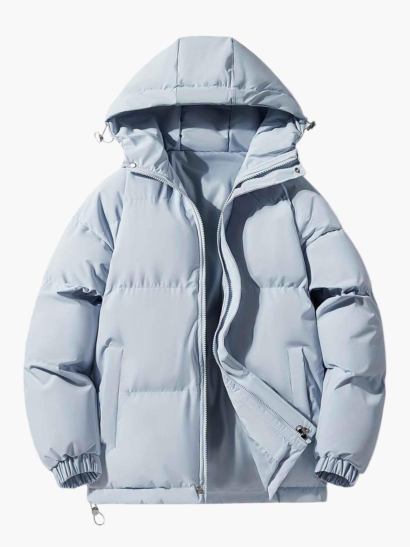 Chaqueta acolchada para hombre con capucha estilo casual para el invierno