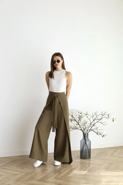 Erika™ - Hoch taillierte Hosen mit weitem Bein
