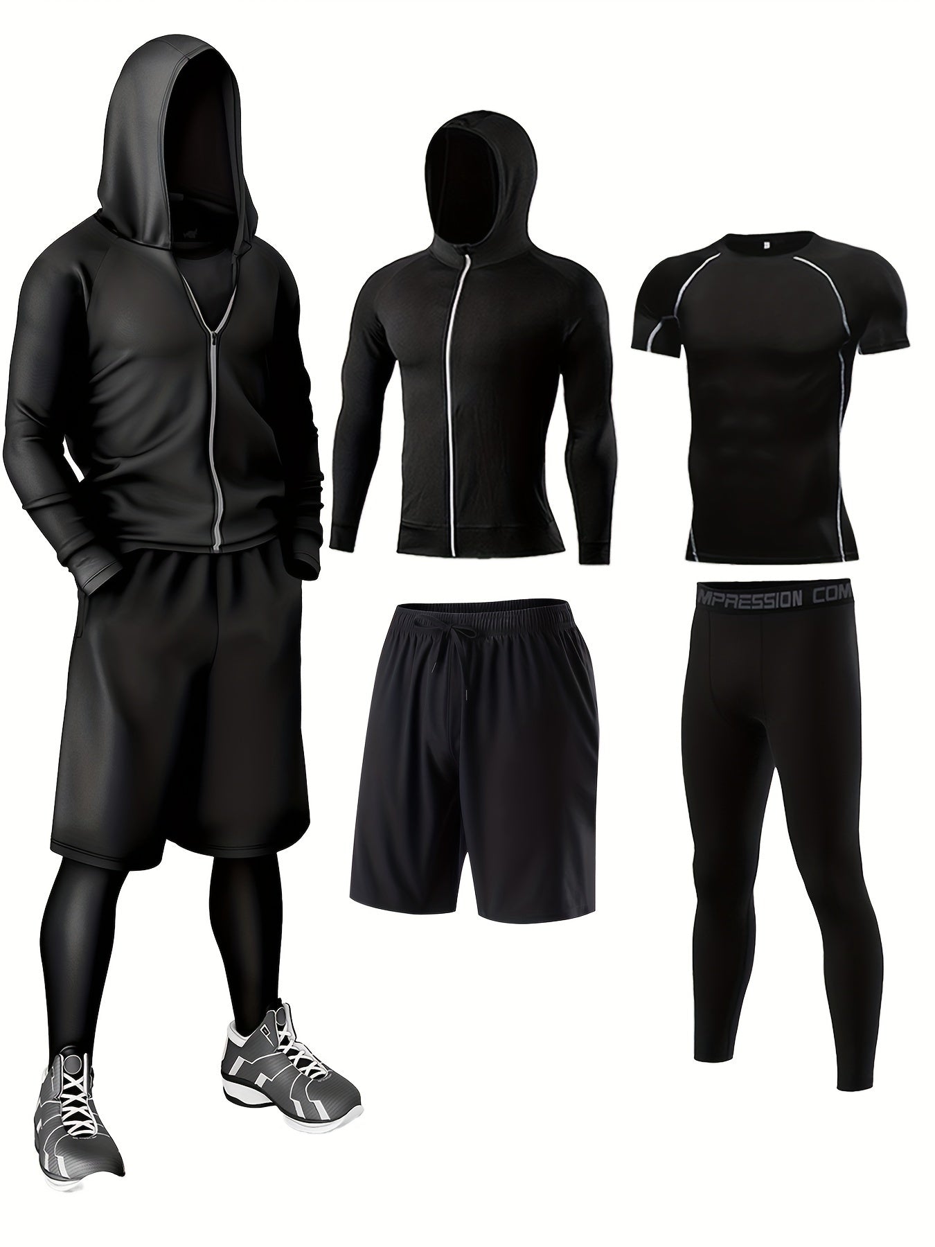 Ensemble de sport urbain pour homme – Complet, style moderne, usage fitness et running