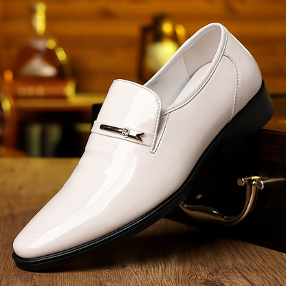 Chaussures habillées pour homme style mocassin à enfiler – Élégance formelle et confort quotidien